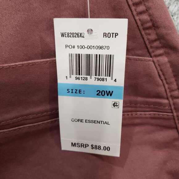 Democracy Sizes "Ab"solution® High Rise Roll Cuff Plus Cargo Utility Pant NWT - Picture 5 of 13